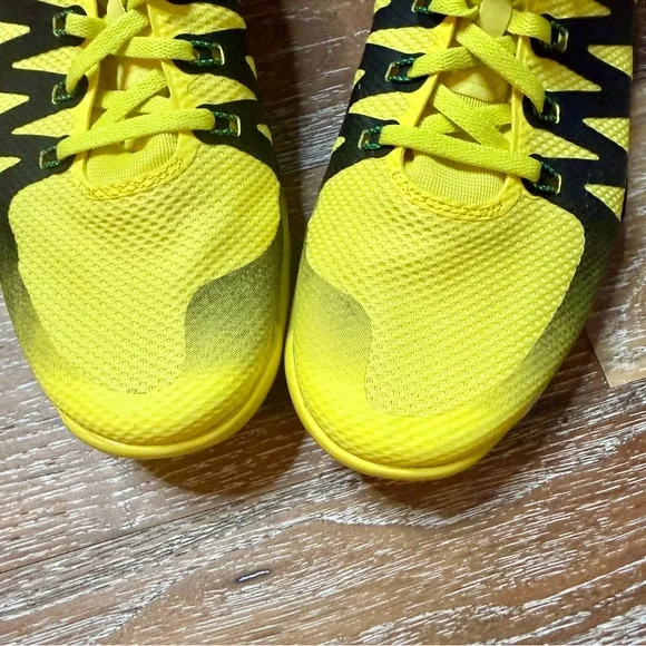 Nike Free Flywire Oregon Ducks Athletic Running Shoes Sneakers / Men’s Size 10.5 - Picture 6 of 10